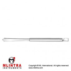 Borchardt Flat Trephine 5 mm Borchardt Shaft Stainless Steel, Diameter 2.5 mm Ø